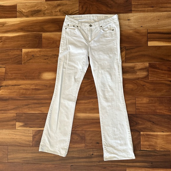 J. Crew Off White Bootcut Denim Jeans size 29 - Picture 1 of 4